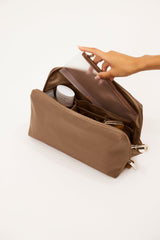 Resale The Large Cosmetic Pouch in Camel