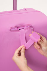 Resale The Carry-On Luggage Cover in Berry