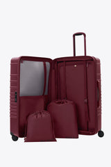 Resale The Large Check-In Roller in Burgundy