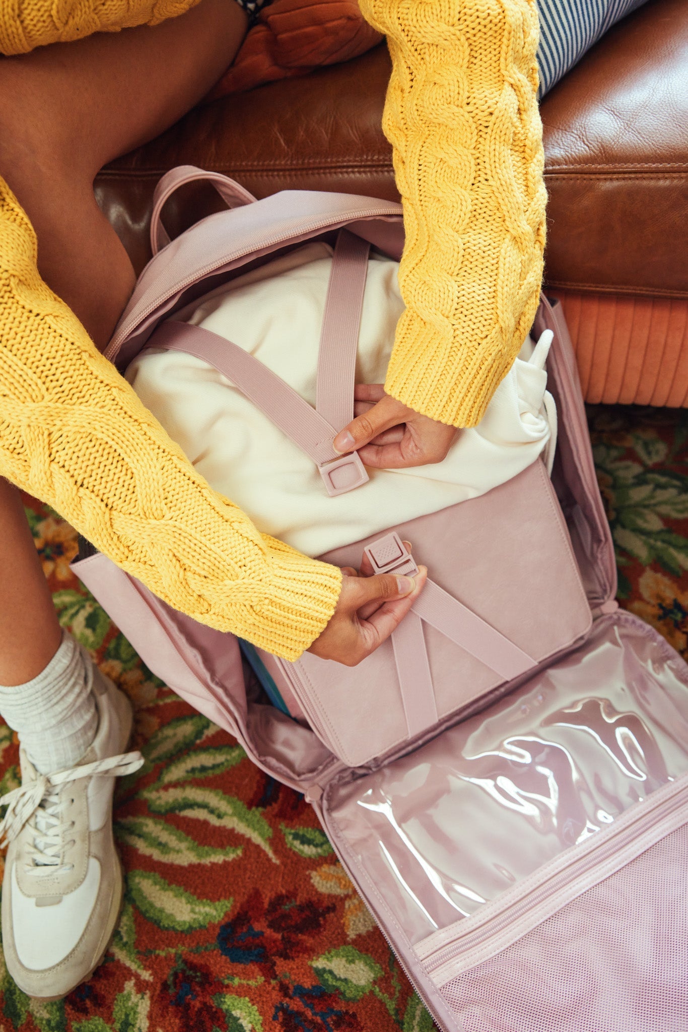 Resale The Travel Backpack in Atlas Pink