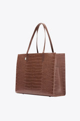 Resale The Large Work Tote in Maple Croc
