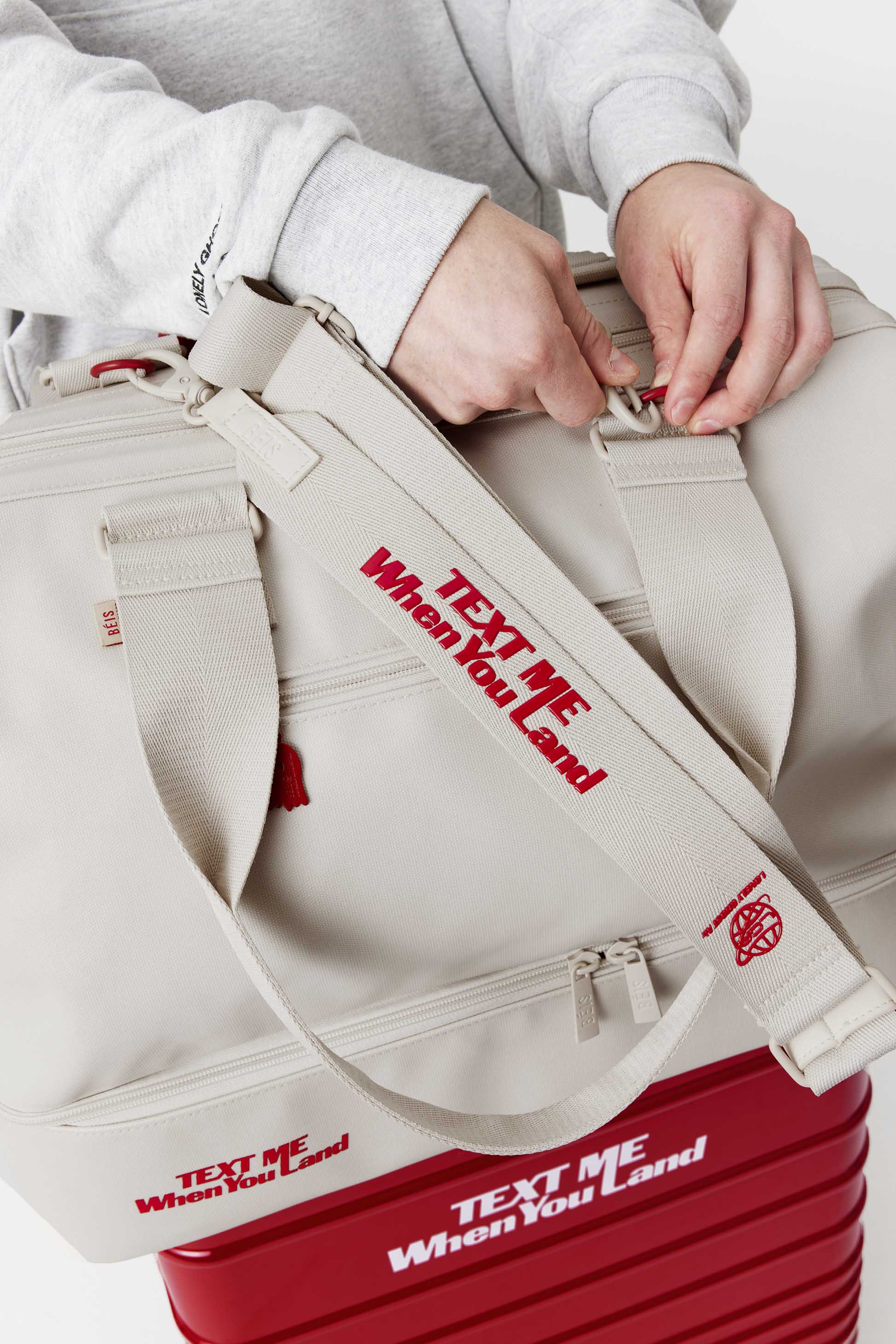 Resale The Shoulder Strap in Ghost White