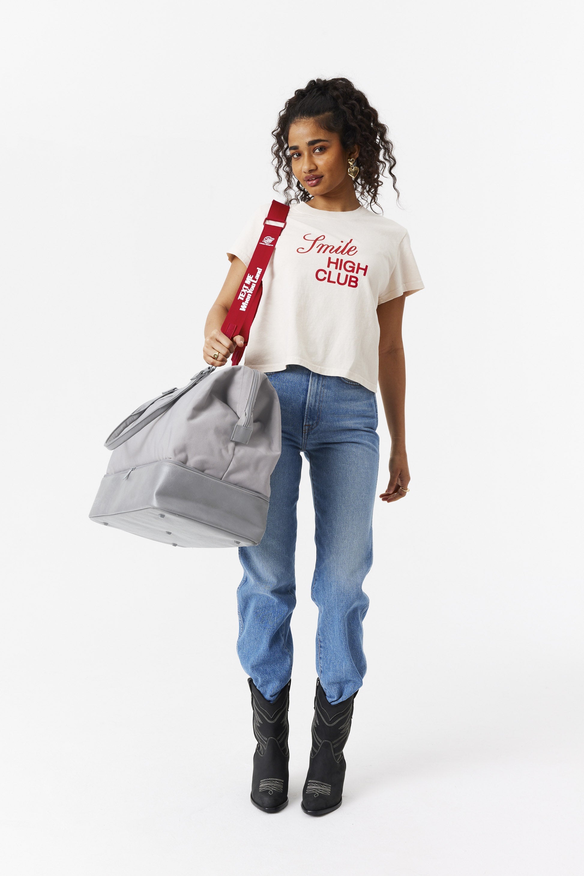 Resale The Shoulder Strap in Text Me Red