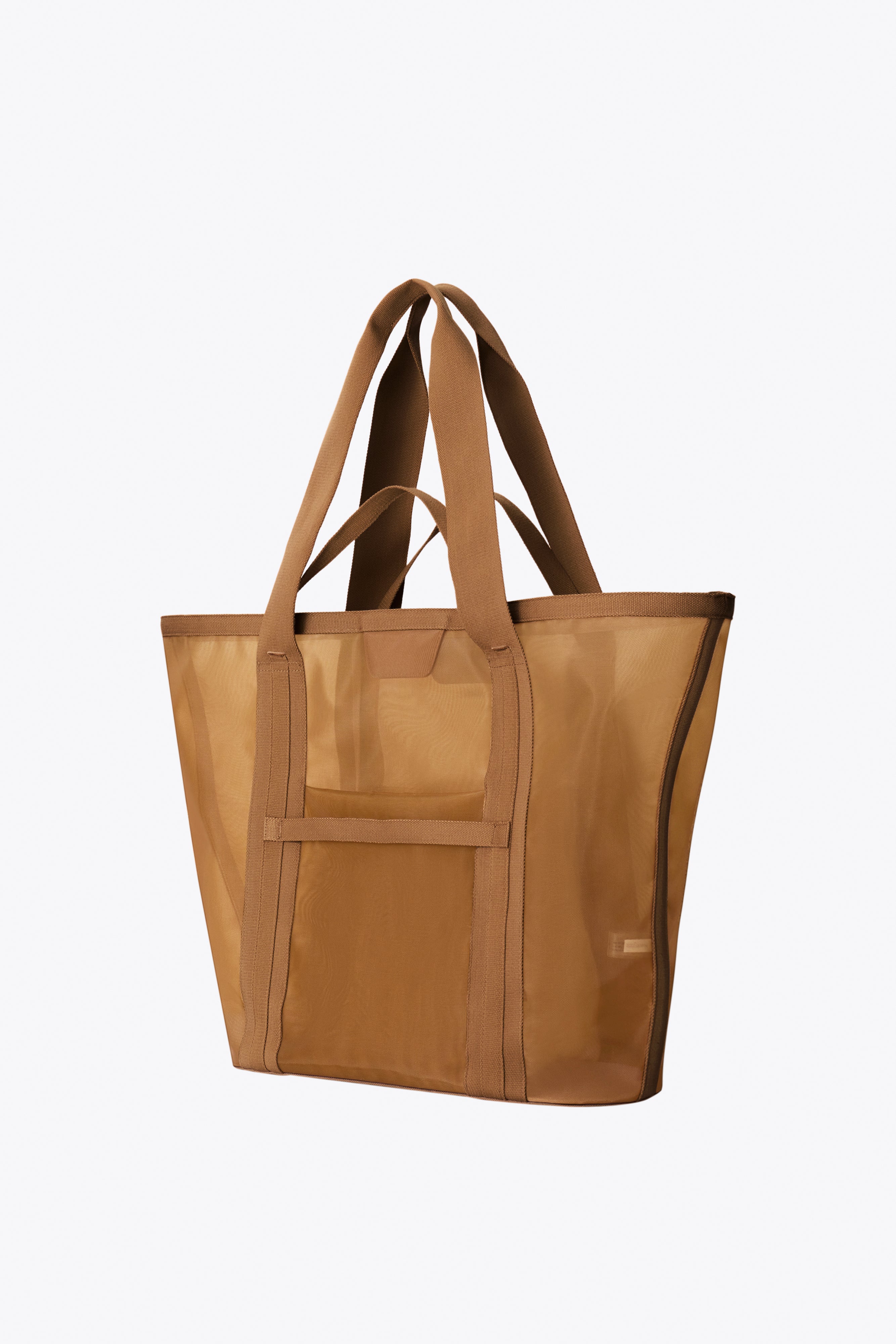 Resale The Mesh Beach Tote in Camel