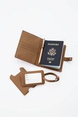 Resale The Passport & Luggage Tag Set in Camel