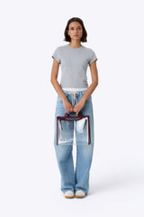 Resale The Stadium Tote in Burgundy