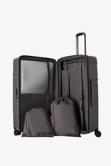 The Large Check-In Roller in Charcoal