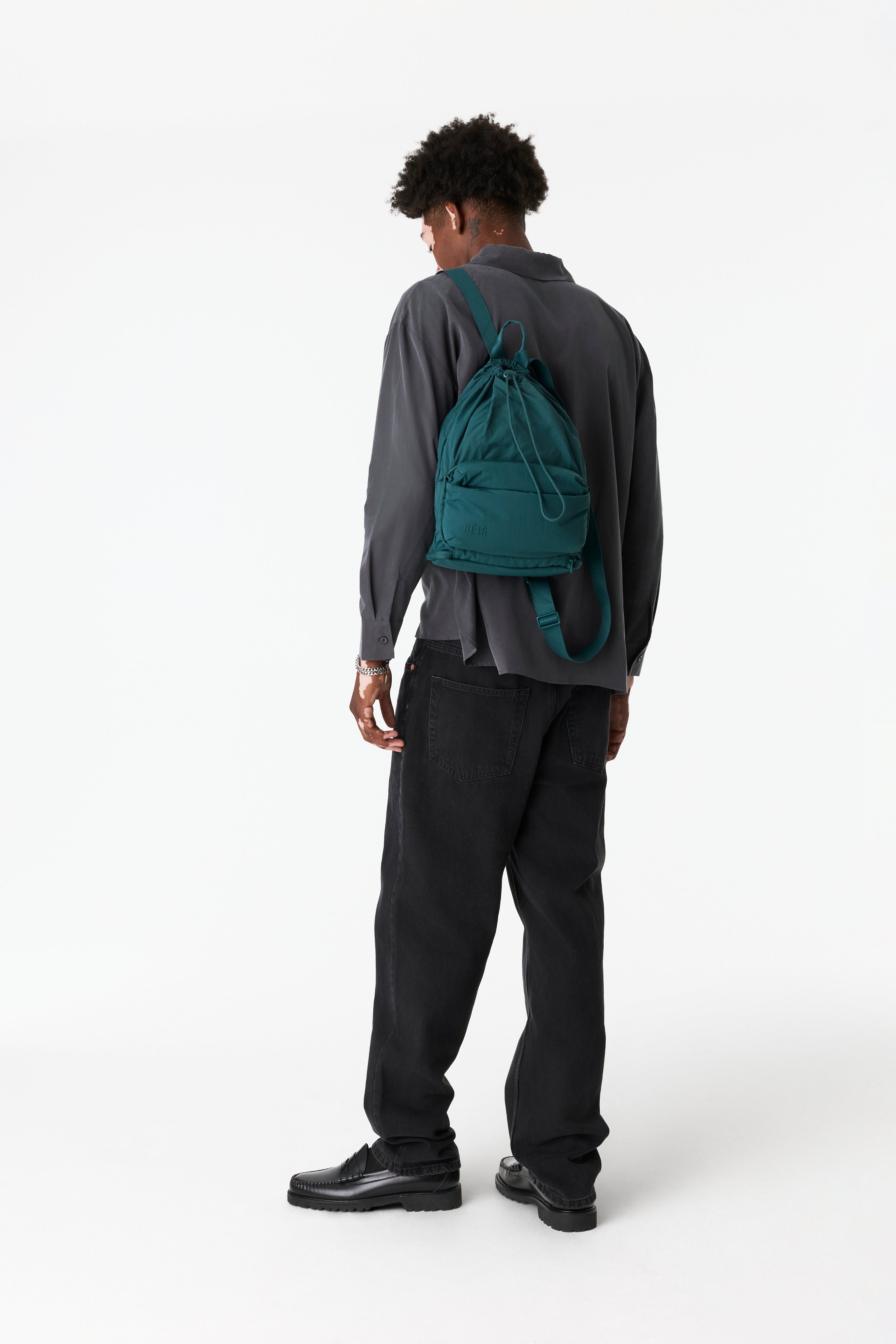 The Compactible Backpack in Deep Teal