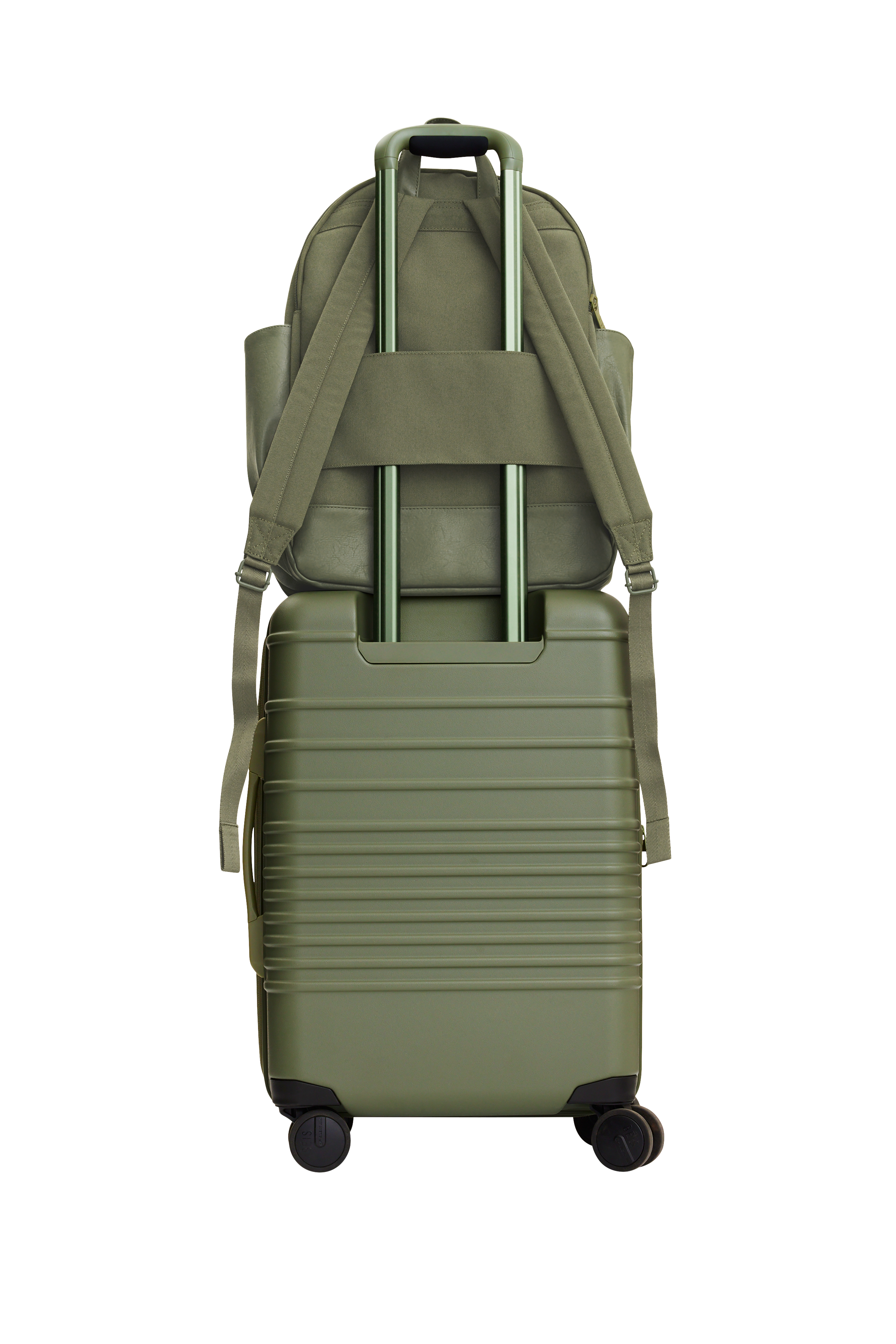 The Travel Backpack in Olive