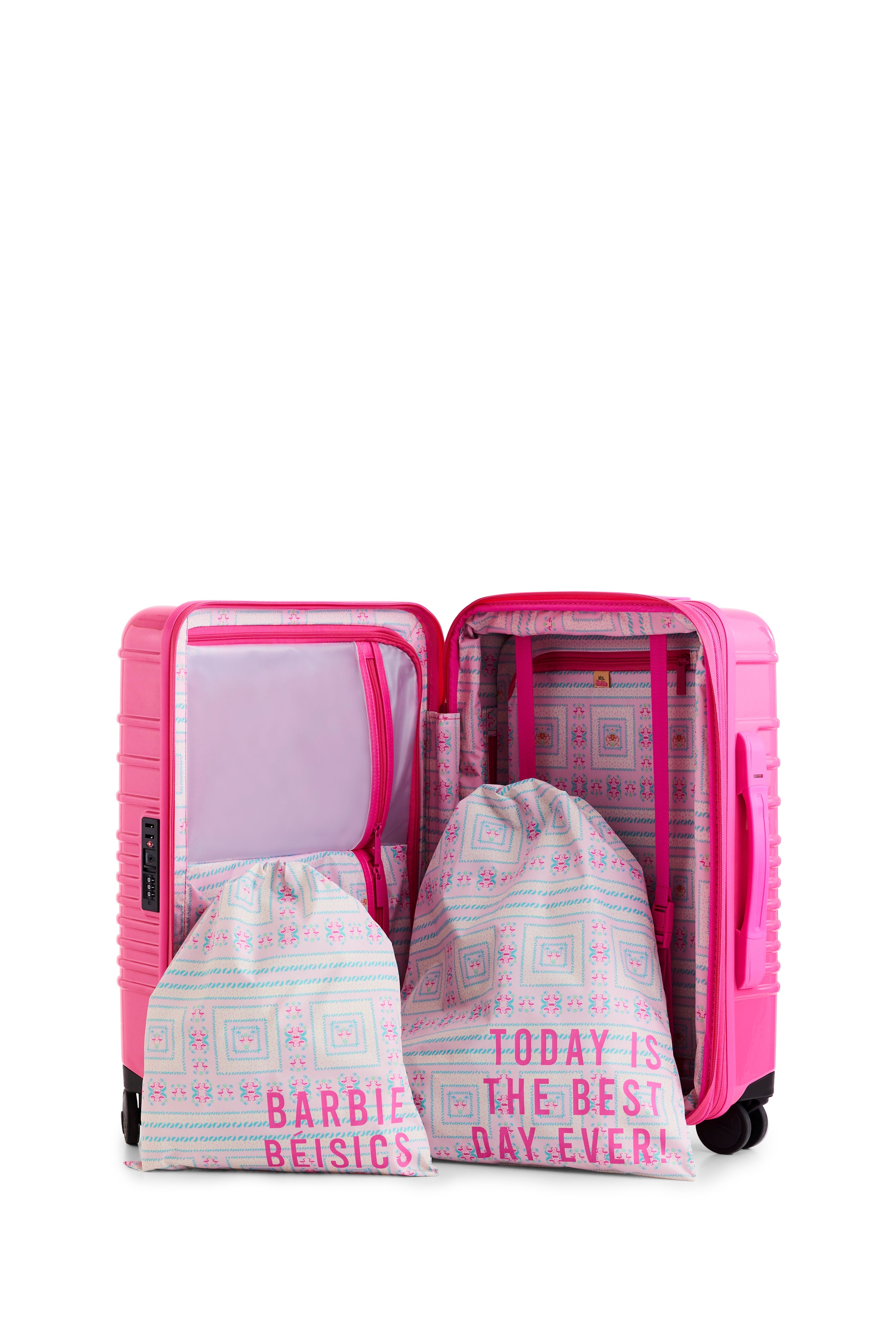The Carry-On Roller in Barbie™ Pink