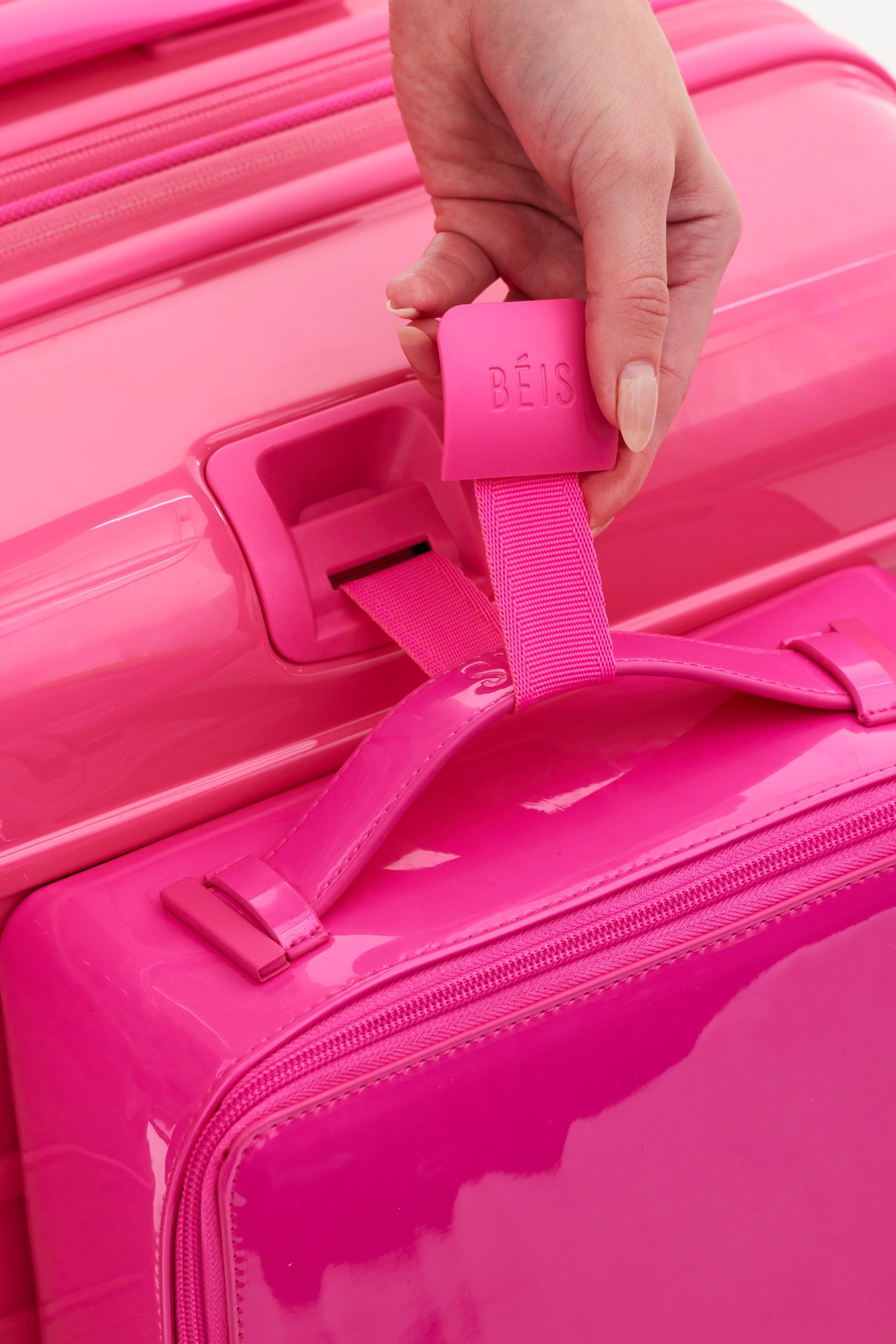 The Medium Check-In Roller in Barbie™ Pink