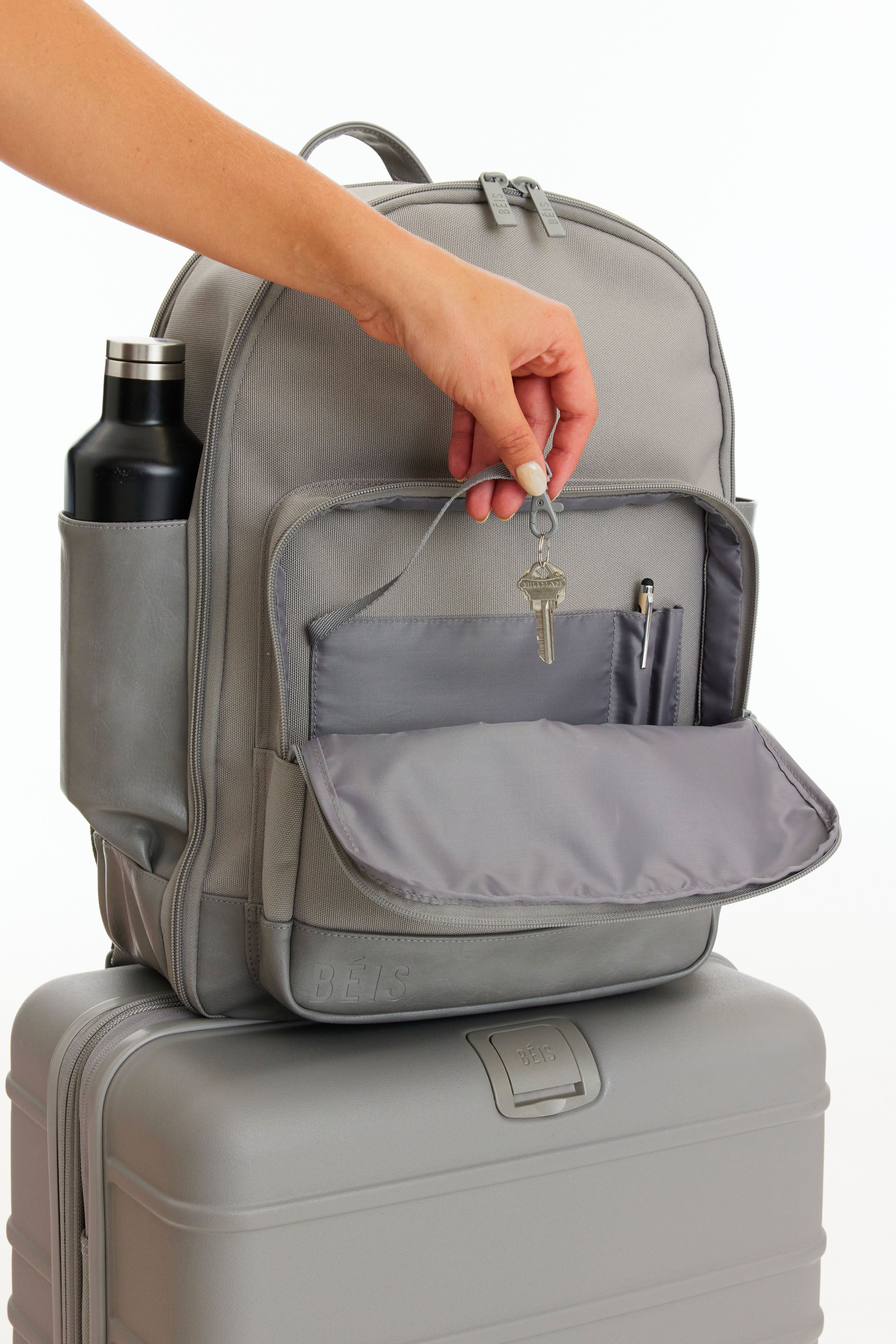 Resale The Travel Backpack in Grey