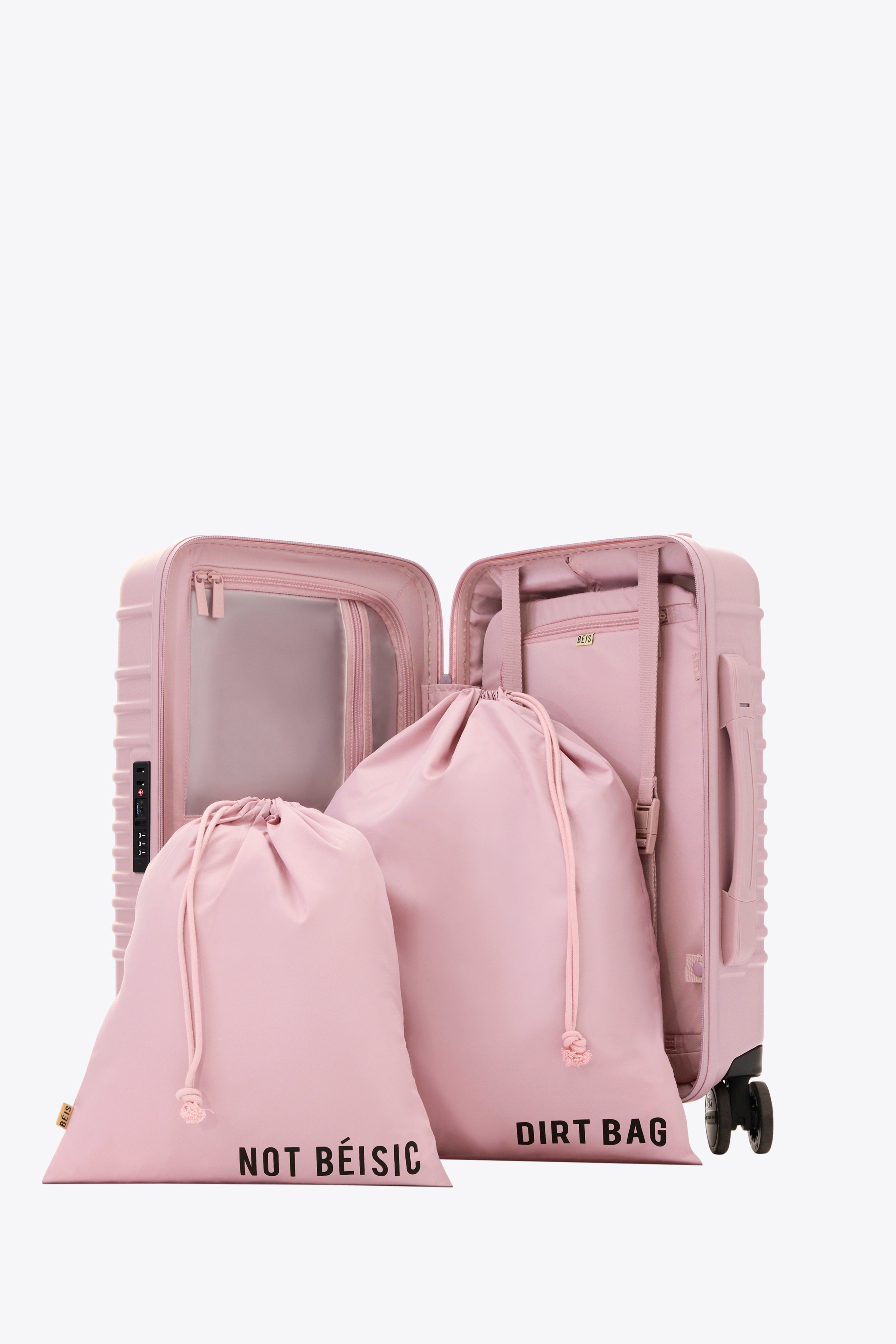 The Small Carry-On Roller in Atlas Pink