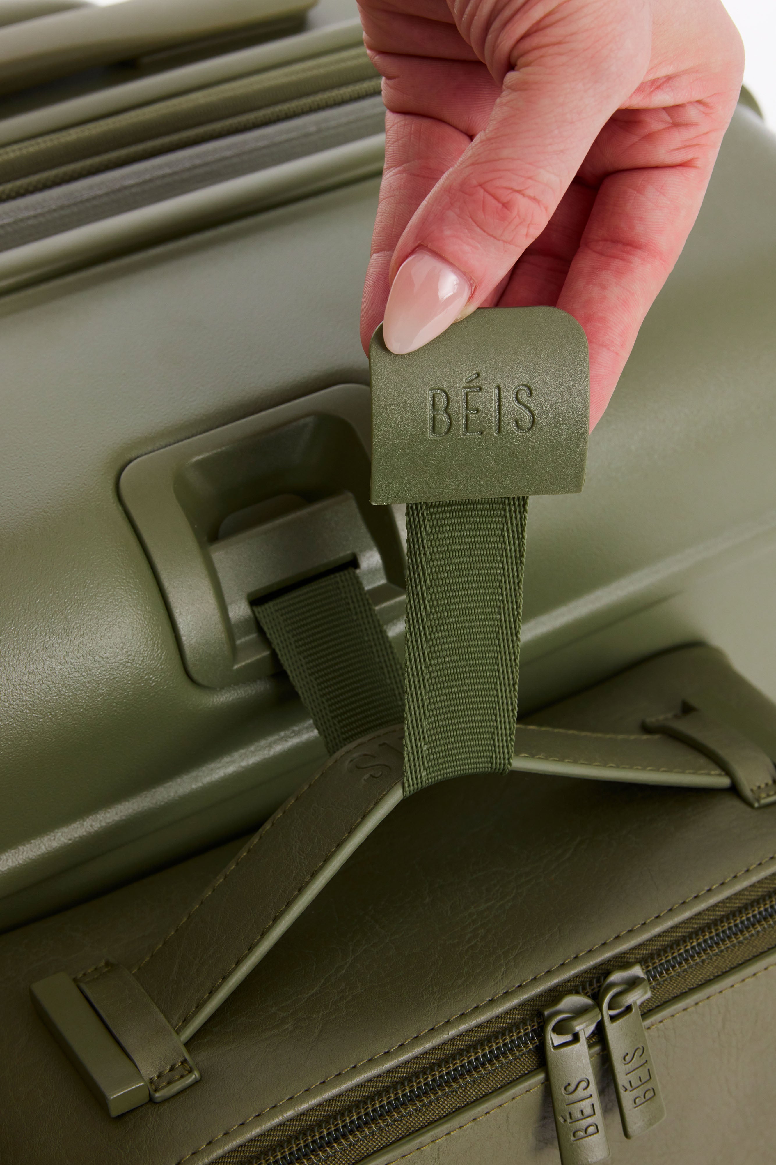 Resale The Medium Check-In Roller in Olive