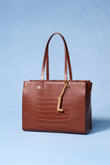 The Letter Charm in Camel