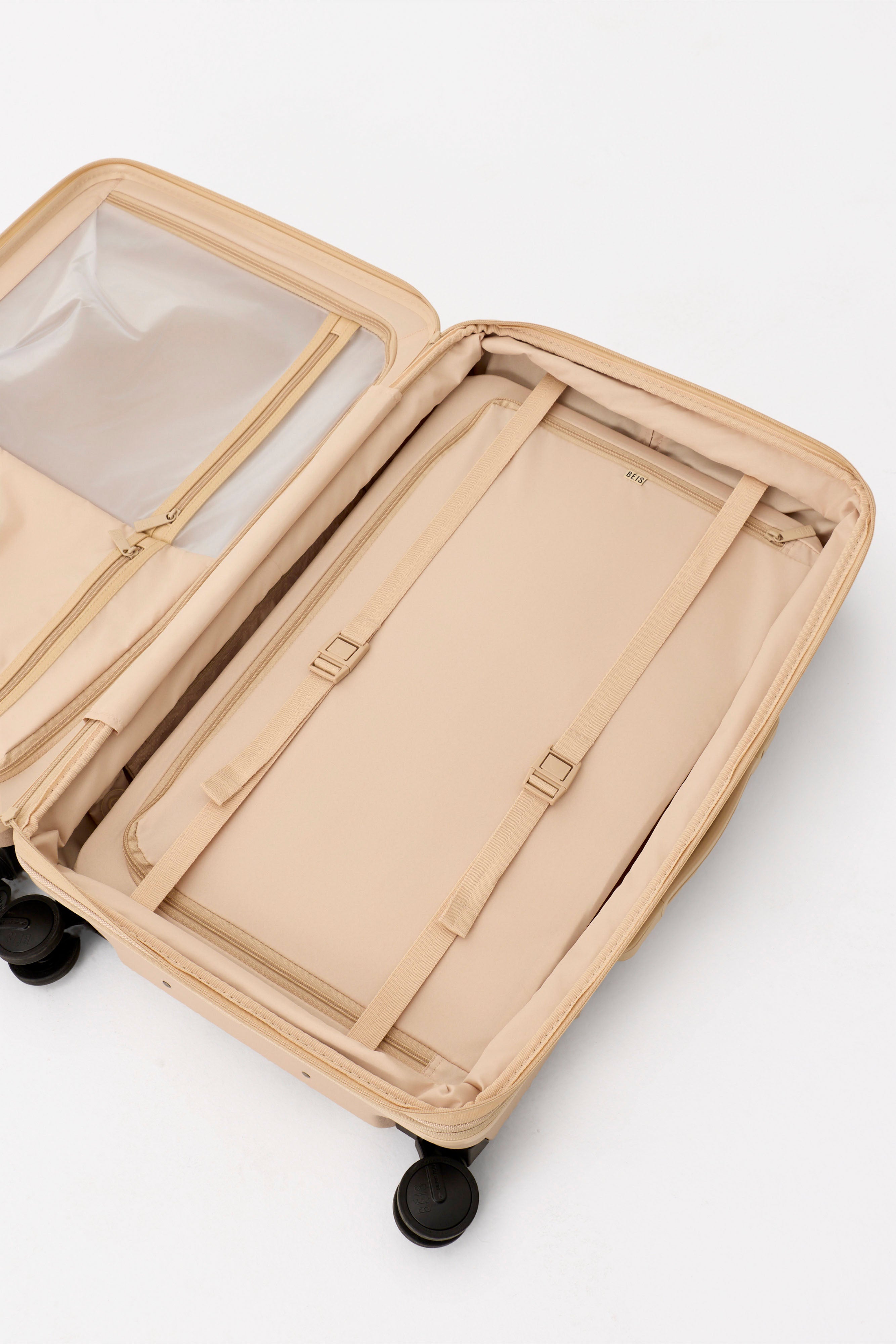 The Medium Check-In Roller in Beige