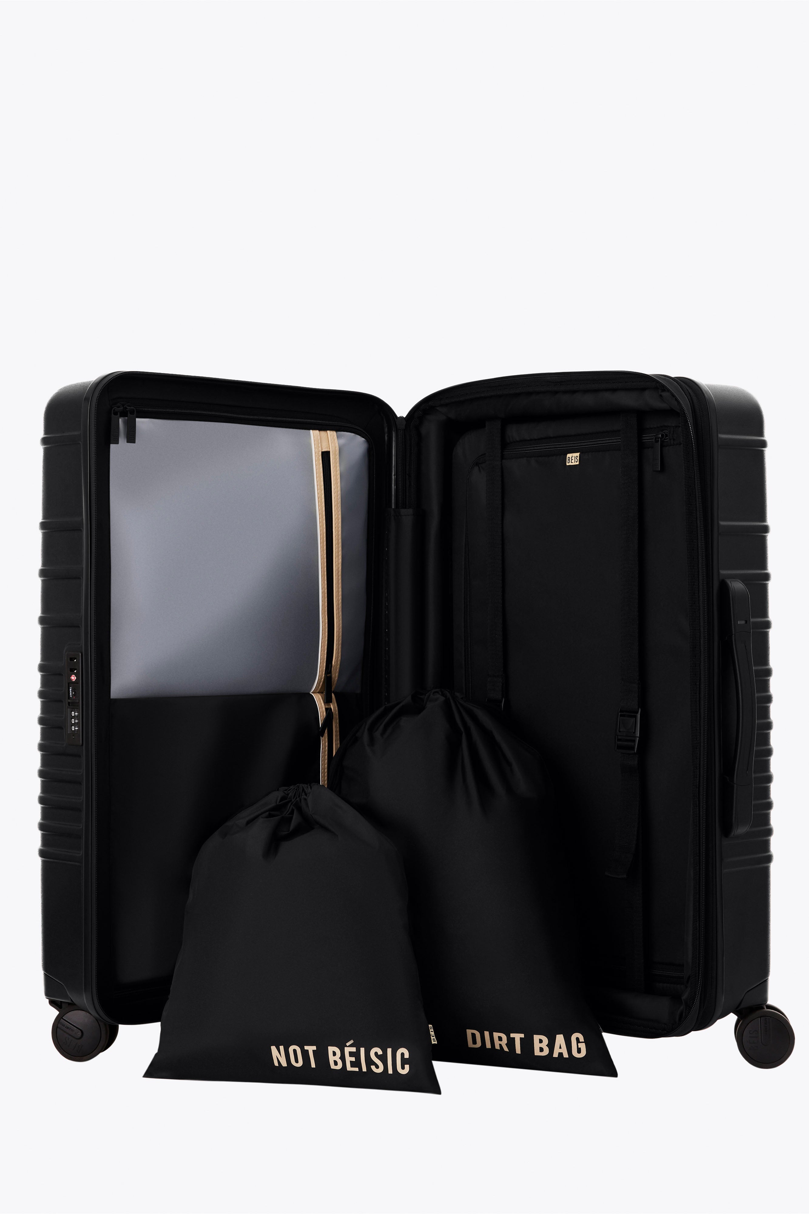 The Medium Check-In Roller in Black